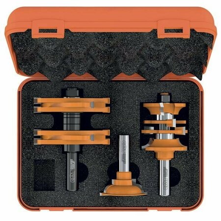 CMT ORANGE TOOLS 3-PIECE ENTRY & INTERIOR DOOR ROUTER BIT SET 800.527.11